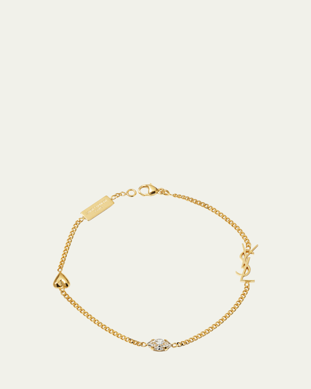 Opyum Heart Charm Bracelet